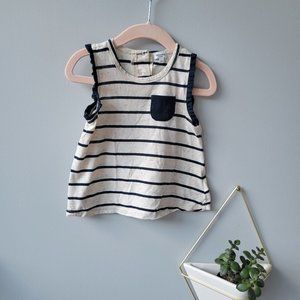 Splendid Striped Tank with Pocket